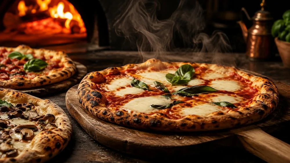 Pizza appena sfornata